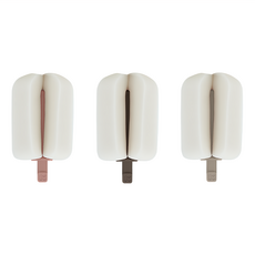 MOTHER-K 極簡奶瓶水杯海綿刷替換頭 德國高密度海綿 透氣快乾 3件組, 1組