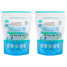 LANOWN 南王 茶皂素 小蒼蘭液體肥皂膠囊補充包 清新花香調, 2包, 35顆