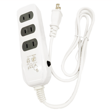 spirit 電精靈 側邊插座 4插過載延長線 台灣製造 MAX1650W 125V 15A, 1.2m, 白色, 1條