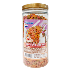 A star AB鼠兔用花花片磨牙營養補給食, Mix Color Flakes Pet Treats for Rodents, 1罐