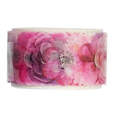 德德小品集 花系列紙膠帶 150枚, 粉色, 1個