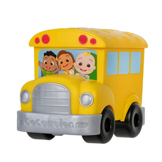 CoComelon 校園時光小巴士 黃色巴士玩具, 1個