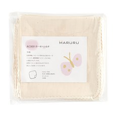 MARURU 寶寶口腔專用紗布帕, 10條, 原色