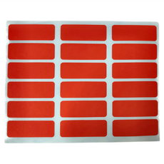 華麗牌 彩色標籤 WL-2071R 20包 每包180張, 紅色, 1盒