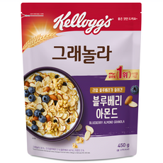 Kellogg's 家樂氏 Granola 纖穀脆 格蘭諾拉穀物麥片 藍莓口味, 450g, 1包