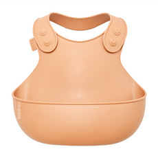 BIBS Overall 口袋圍兜，TPU熱塑性聚胺酯材質，適用於0個月以上的寶寶, 大地色, 1個