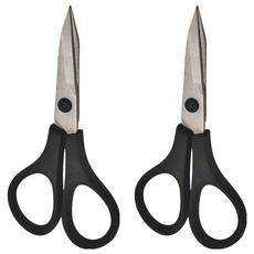 KRONEN 高質感尖剪刀，ABS樹脂，440不鏽鋼材，全長95mm，刀長35mm, M1114, 2支