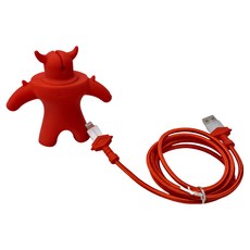 MOMAX Play 軍團 Lightning傳輸線 1.2m 適用於iPhone/iPad/iPod, 紅色, 1條