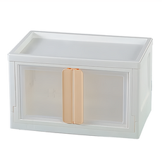 KEYWAY 聯府 雪山磁吸式雙開收納櫃 PU45-1 45L, 奶茶色, 1個