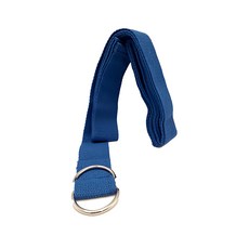 奧美伽 尼龍瑜珈伸展帶-藍色, 瑜珈輔助伸展，提升柔軟度，輕巧易攜帶, 1入