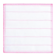 小麥購物 紗吸水洗碗布 Y717 14g, 粉色條紋, 30條, 1組
