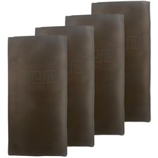 咖啡師亞麻廚房巾 棕色 4入, 4個