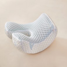 Ishur 伊舒爾 極冰感拱型趴睡枕, 藍色