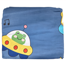 薄被套 100%精梳棉 柔軟親膚, 太空飛船