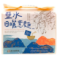 鹽水區農會 鹽水日曬意麵 寬麵, 400g, 1袋