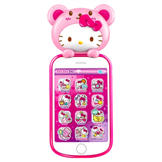 三麗鷗 凱蒂貓變屏智慧手機 附LR44電池 17.5 x 7.8cm 6歲以上, 1組