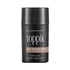 TOppiK 頂豐 增髮纖維- 12g 使頭髮更豐滿 有效抗風防水, 淺棕 MEDIUN BROWN, 1件