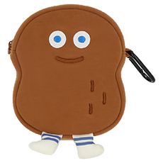 Romane BRUNCH BROTHER 早午餐兄弟 花生造型收納包 可愛造型 輕巧便攜 多功能收納, 1個, 單一商品, 花生