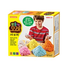 Donerland 天使沙 5色遊戲組, 新型無毒黏土, 1.35kg, 1組