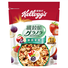 Kellogg's 家樂氏 Granola 纖穀脆 嚴選果實, 300g, 1包