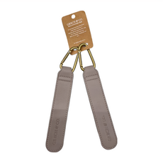 Grech&Co 推車掛鉤 Set 再生Oeko-Tex認證PU金屬材質, 霧灰, 1組