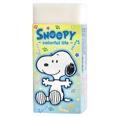 PEANUTS 史努比 SNOOPY 繽紛系列 製圖橡皮擦 SCER20-1 12個, 藍綠色, 1組