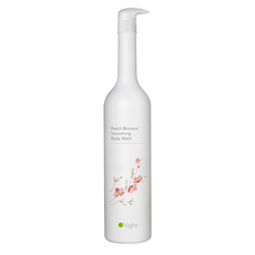 O'right 歐萊德 桃花輕盈沐浴乳, 1L, 1瓶