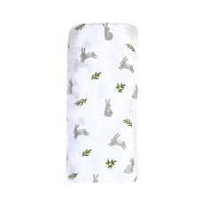 lulujo 透氣包巾, 100%棉, 適用年齡: 0歲以上, 兔子