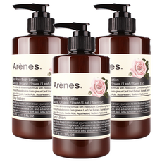 Arenes 愛霓思 玫瑰香氛植萃身體乳霜 3瓶 - 天然植萃 長效保濕, 350ml