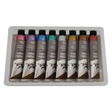 Mont Marte 蒙瑪特 壓克力金屬色組 18ml套裝, 144ml, 8色