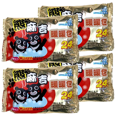 熊麻吉 暖暖包 10片裝，持續發熱24小時，平均溫度53度，最高溫度60度，台灣製造, 4包