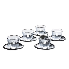 TOYO-SASAKI GLASS 東洋佐佐木 銀之月冷茶杯套裝 420ml 玻璃杯, 097136, 1組