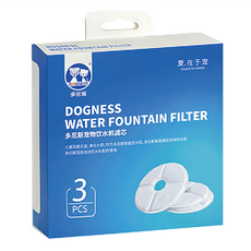 DOGNESS 多尼斯 2.0飲水機通用過濾片3件組, 1盒