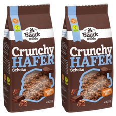Bauck Muhle 寶客 無麩質可可燕麥脆片, 325g, 德國原裝進口, 2包