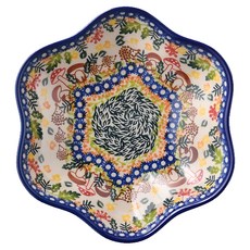 VENA 波蘭陶 花型盤 20cm 陶瓷, BMF83, 1個