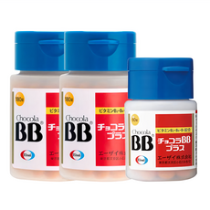 Eisai 衛采 Chocola BB Plus 高單位活性化B群 Set, 180錠x2瓶+60錠x1瓶, 1組
