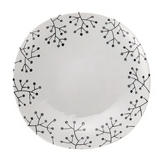 NEOFLAM Guggen系列 日本製 瓷器 餐碟 野莓 245 x 245 x 35mm 1個 台灣原廠公司貨