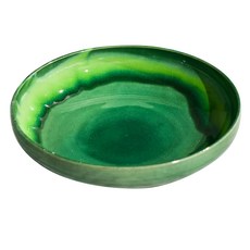 綠釉極光 水皿 日本製 9吋(21 x 5.8cm) XL13073-33 1個