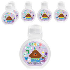 Applevia 蘋果吉兒 兒童漱口水，含氟化物+益生菌+木醣醇，無添加，葡萄口味, 300ml, 6個