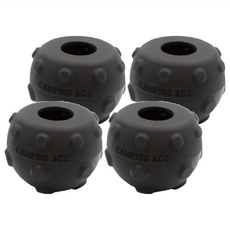 CAMPING ACE 野樂 黑森戰術水雷腳球/腳墊 ARC-7-PB, 武士黑, 4個