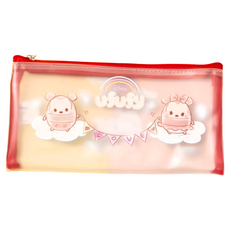 MICKEY MOUSE 米奇 Ufufy寬版磨砂萬用包 CA774 米奇米妮派對, 19 x 9cm, 1個