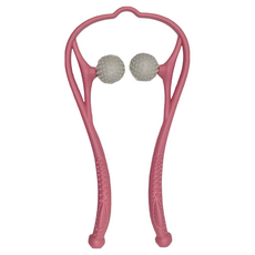 E.dot U型肩頸按摩器，粉色, 1個