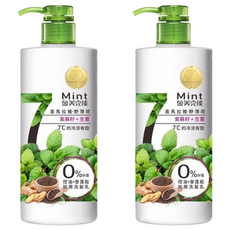 MEKELONG 金美克能 抗屑洗髮乳 控油配方 紫蘇籽 + 生薑 喜馬拉雅野薄荷 7°C的清涼, 750ml, 2件