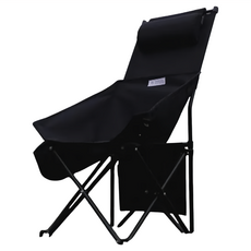 JG 多元屋泊椅 Uber Chair, 曜黑, 舒適便攜露營椅, 戶外休閒椅, 1個