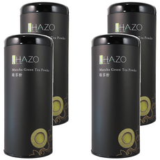HAZO 綠茶粉 Formosa Green Tea Powder, 保留完整綠茶風味, 100g, 1罐, 4罐