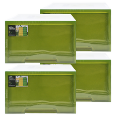 KEYWAY 聯府 米蘭抽屜整理箱 30L 2.1kg, 1層, 棕綠色