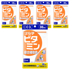 DHC 活力綜合維他命 富含維生素B1 12種均衡成分, 455mg, 30顆, 5包