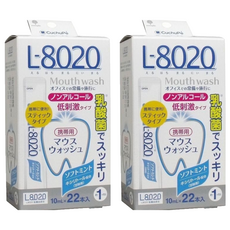 Novopin 日本 L8020 清涼薄荷乳酸菌漱口水 不含酒精 清爽不刺激, 220ml, 2盒