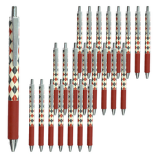 PENROTE 筆樂 雙珠中性筆 E97 藍墨 0.5mm, 24支