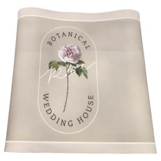 半島良品 5.0科技皮吸水防油地墊 長款, 一朵玫瑰, 1個